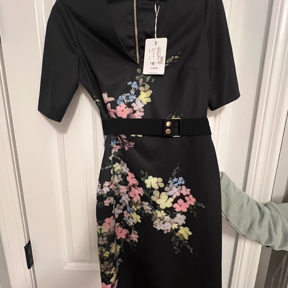 Ted Baker London Floral Black Dress - Picture 5 of 5